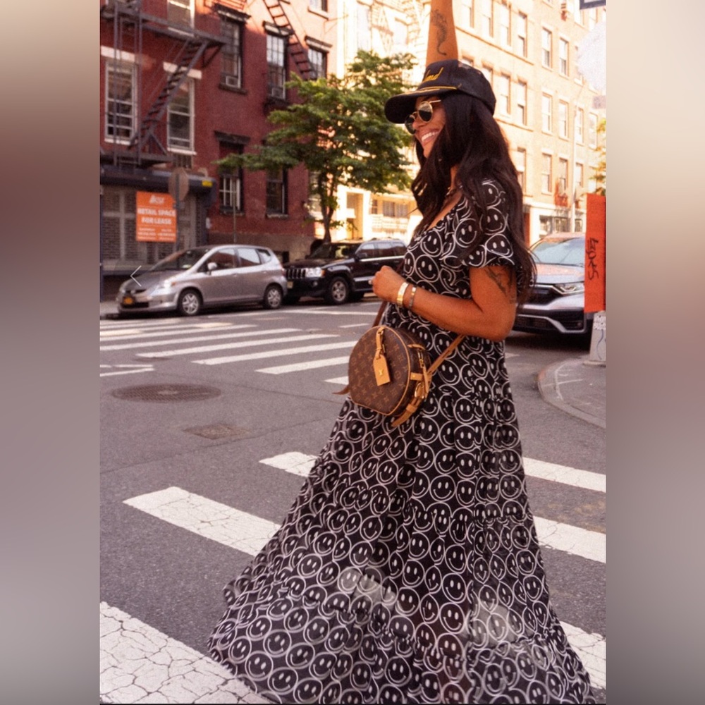 Dressed in LaLa Lucky Lady Maxi Dress.